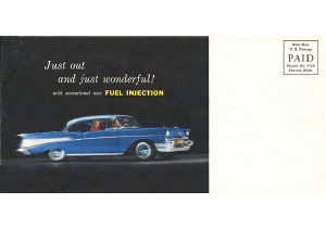 1957 Chevrolet Intro Mailer